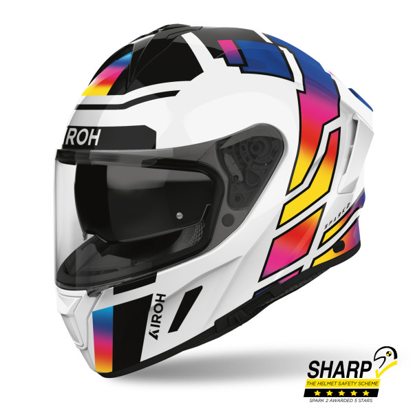 Airoh Airoh spark 2 lively rainbow gloss helmet - sm (55-56cm)